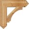 Ekena Millwork Imperial Arts and Crafts Rough Sawn Bracket w/ Offset Brace, Western Red Cedar, 8"W x 26"D x 26"H BKT0806X26X26IMP03RWR - alternate 4